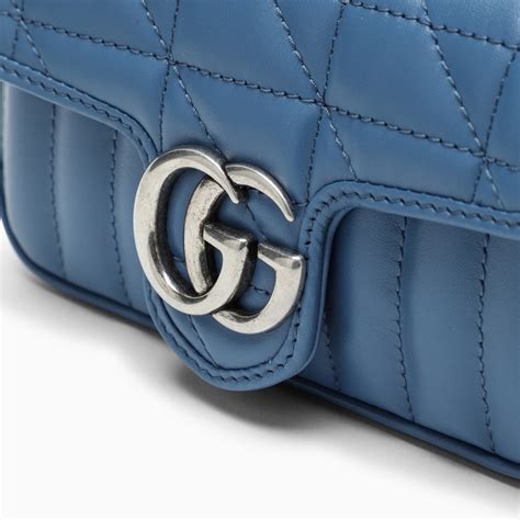 gucci marmont blue|Gucci Marmont black small.